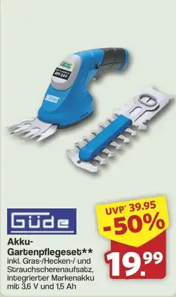 Famila Nord West Akku-Gartenpflegeset** Angebot