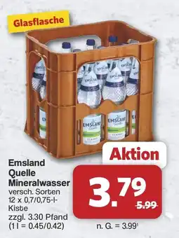 Famila Nord West Emsland Quelle Mineralwasser Angebot