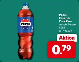 Famila Nord West Pepsi Cola oder Cola Zero Angebot