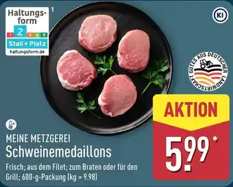 Aldi Nord MEINE METZGEREI Schweinemedaillons Angebot