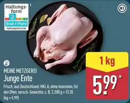 Aldi Nord MEINE METZGEREI Junge Ente Angebot