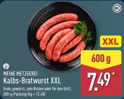 Aldi Nord MEINE METZGEREI Kalbs-Bratwurst XXL Angebot