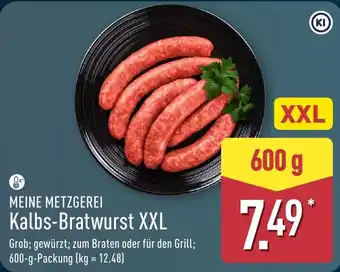 Aldi Nord MEINE METZGEREI Kalbs-Bratwurst XXL Angebot