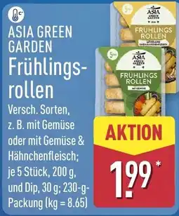 Aldi Nord ASIA GREEN GARDEN Frühlingsrollen Angebot