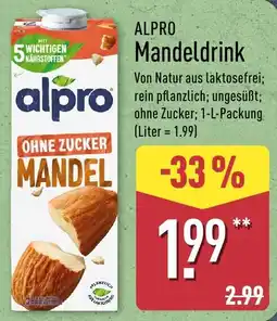 Aldi Nord ALPRO Mandeldrink Angebot