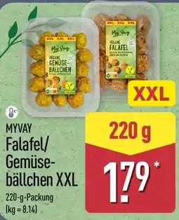 Aldi Nord MYVAY Falafel/Gemüse-bällchen XXL Angebot