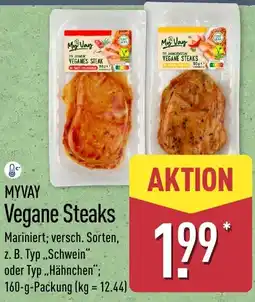 Aldi Nord MYVAY Vegane Steaks Angebot
