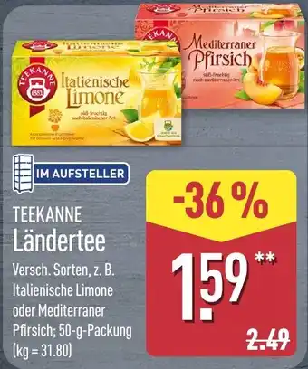 Aldi Nord TEEKANNE Ländertee Angebot