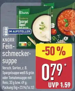Aldi Nord Knorr Feinschmecker-Suppe Angebot