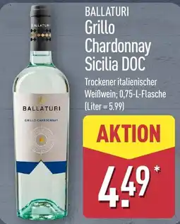 Aldi Nord BALLATURI Grillo Chardonnay Angebot
