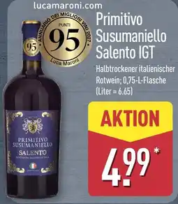 Aldi Nord Primitivo Susumaniello Salento IGT Angebot