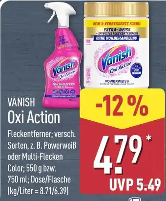 Aldi Nord Vanish Oxi Action Angebot