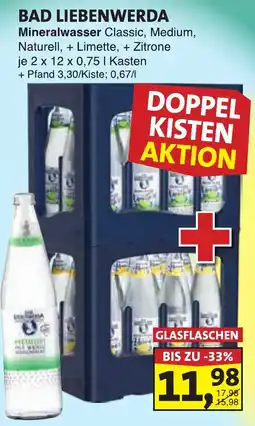 Lösch Depot BAD LIEBENWERDA Mineralwasser Classic, Medium, Naturell, + Limette, + Zitrone Angebot