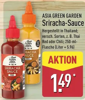 Aldi Nord ASIA GREEN GARDEN Sriracha-Sauce Angebot