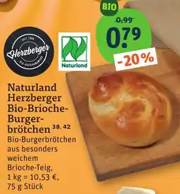 tegut Naturland Herzberger Bio-Brioche-Burgerbrötchen Angebot