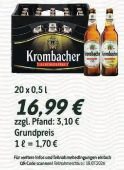 Lösch Depot Krombacher Alkoholfrei Angebot