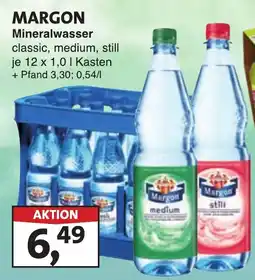 Lösch Depot Margon Mineralwasser classic, medium, still Angebot