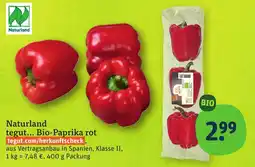 tegut Naturland tegut... Bio-Paprika rot Angebot