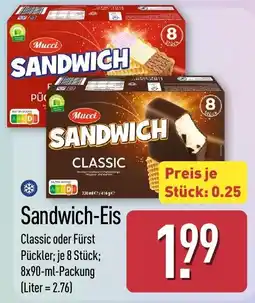 Aldi Nord Mucci Sandwich-Eis Classic Angebot