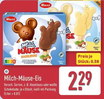 Aldi Nord Mucci Milch-Mäuse-Eis Angebot