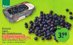 tegut Bioland tegut... Bio-Heidelbeeren Angebot