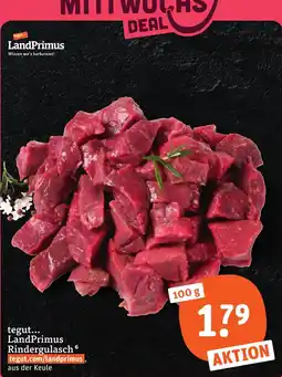 tegut LandPrimus Rindergulasch Angebot