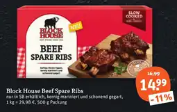 tegut Block House Beef Spare Ribs Angebot