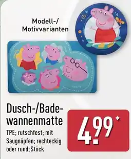 Aldi Nord Peppa Pig Dusch-/Bade-wannenmatte Angebot