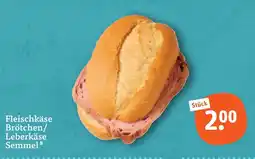 tegut Fleischkäse Brötchen/Leberkäse Semmel Angebot