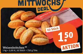 tegut Weizenbrötchen Angebot