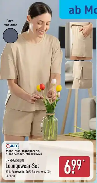 Aldi Nord UP2FASHION Loungewear-Set Angebot