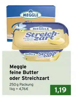 CAP Markt MEGGLE Feine Butter oder Streichzart Angebot