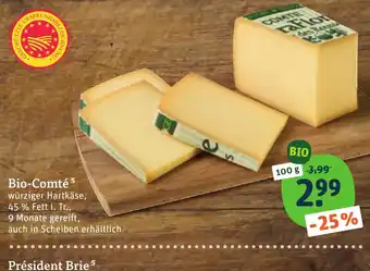 tegut Bio-Comté Angebot