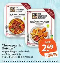 tegut The vegetarian Butcher vegane Nuggets oder Hack Angebot