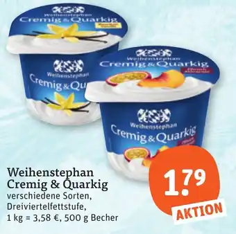 tegut Weihenstephan Cremig & Quarkig Angebot