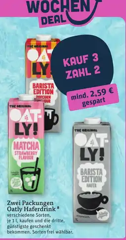 tegut Oatly Haferdrink Angebot