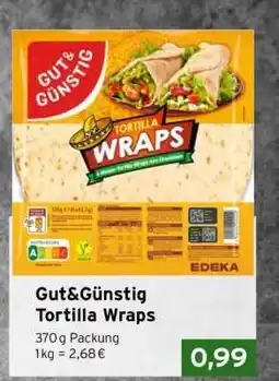 CAP Markt Gut & Günstig Tortilla Wraps Angebot