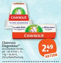 tegut Chavroux Ziegenkäse Angebot