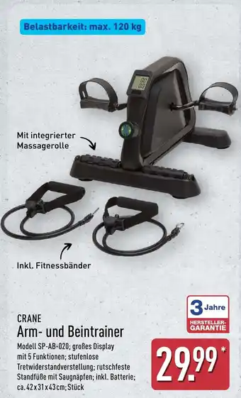 Aldi Nord CRANE Arm- und Beintrainer Angebot