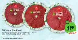 tegut Wiltmann Bio-Salami Angebot