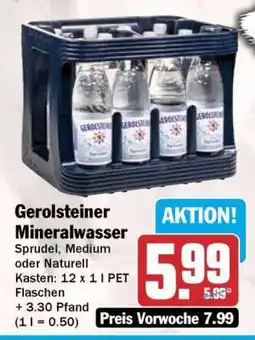 HIT Gerolsteiner Mineralwasser Angebot