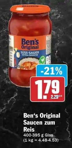 HIT Ben‘s Original Saucen zum Reis Angebot