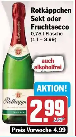 HIT Rotkäppchen Sekt oder Fruchtsecco Angebot