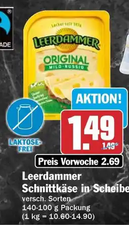HIT Leerdammer Schnittkäse in Scheiben Angebot