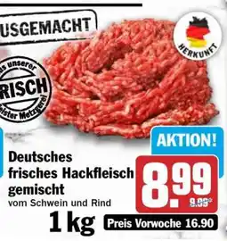 HIT Deutsches frisches Hackfleisch gemischt Angebot