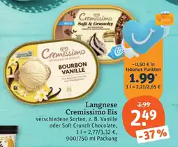 tegut Langnese Cremissimo Eis Angebot