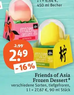 tegut Friends of Asia Frozen Dessert Angebot