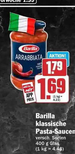HIT Barilla klassische Pasta-Saucen Angebot