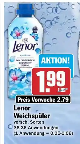 HIT Lenor Weichspüler Angebot