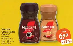 tegut Nescafé Classic oder Crema Angebot